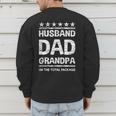 Husband Dad Grandpa Shirt For Him Men's Sweatshirt Back Print