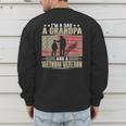 I'm A Dad a Grandpa And a Vietnam Veteran Men's Sweatshirt Back Print