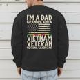 I'm A Dad Grandpa And A Vietnam Veteran Nothing Scares Me Men's Sweatshirt Back Print
