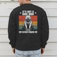 It's Not A Dad Bod It's Father Figure Bear Vintage Men's Sweatshirt Back Print