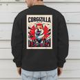 Japanese Art Corgi Dog Mom Dad Men's Sweatshirt Back Print