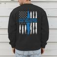 Jesus God Religious Man Of God Husband Dad Protector Men's Sweatshirt Back Print