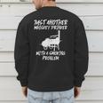 Just Another Bbq Grill Barbecue Meat Grilling Dad Men Men's Sweatshirt Back Print