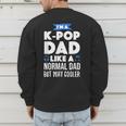 K-Pop Dad Korean Music Lover Men's Sweatshirt Back Print