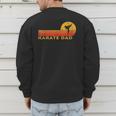Karate Dad Martial Arts Retro Men's Sweatshirt Back Print