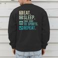 Take Kids To Sports Dad Sports Father Sport Dad Men's Sweatshirt Back Print