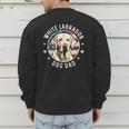 Labrador Retriever Dog Dad Men's Sweatshirt Back Print