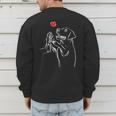 Labrador Retriever Golden Lab Dad Mom Men's Sweatshirt Back Print