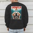 Light Golden Retriever Jowls Top Paws Cream Lab Dog Mom Dad Men's Sweatshirt Back Print
