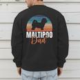 Maltipoo Dad Men's Sweatshirt Back Print