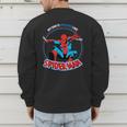 Marvel Dad Is Amazing Like Spider-Man Father's Day Men's Sweatshirt Back Print