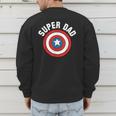 Marvel Father's Day Super Dad Captain America Shield Men's Sweatshirt Back Print