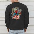 Marvel Spider-Man Amazing Dad Father's Day Men's Sweatshirt Back Print