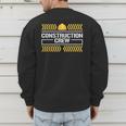 Matching Boys And Dad Mom Construction Digger Birthday Party Men's Sweatshirt Back Print Matching Boys And Dad Mom Construction Digger Birthday Party Men's Sweatshirt Back Print