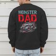 Monster Truck Dad Father's Day Men Men's Sweatshirt Back Print Monster Truck Dad Father's Day Men Men's Sweatshirt Back Print