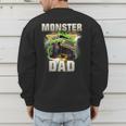 Monster Truck Dad Monster Truck Are My Jam Adults Kids Men's Sweatshirt Back Print