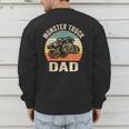 Monster Truck Dad Shirt Retro Vintage Monster Truck Shirt Men's Sweatshirt Back Print
