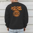 NBA New York Knicks Father's Day Just A Dad Who Loves Men's Sweatshirt Back Print