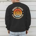 Nerdy Dads Build Character Men's Sweatshirt Back Print