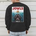 Newfoundland Dog Newfie Lab Jowls Burger Dog Mom Dad Men's Sweatshirt Back Print Newfoundland Dog Newfie Lab Jowls Burger Dog Mom Dad Men's Sweatshirt Back Print
