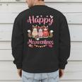Norwegian Forest Cat Happy Meowentines Valentine Dad Mom Men's Sweatshirt Back Print Norwegian Forest Cat Happy Meowentines Valentine Dad Mom Men's Sweatshirt Back Print