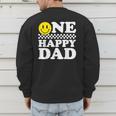 One Happy Dude Dad 1st Birthday Family Matching Men's Sweatshirt Back Print