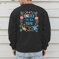 OneDer The Sea Papa 1st Birthday Dad Matching Men's Sweatshirt Back Print