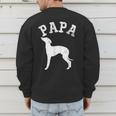 Papa ITALIAN GREYHOUND For Dad Men's Sweatshirt Back Print