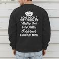 For Parents Of Actors And Actresses Drama Mom And Dad Men's Sweatshirt Back Print