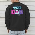 Parents Mom Spider Dad Matching Family Birthday Men's Sweatshirt Back Print