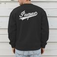 Pawpaw Vintage Retro Style For Dad Grandpa Men's Sweatshirt Back Print
