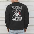 Pirate Dad I Be The Captain Of This Here Crew Pirate Dad Men's Sweatshirt Back Print Pirate Dad I Be The Captain Of This Here Crew Pirate Dad Men's Sweatshirt Back Print