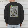 Play Cars On Dad's Back Shirt Kids And Fathers Play Men's Sweatshirt Back Print Play Cars On Dad's Back Shirt Kids And Fathers Play Men's Sweatshirt Back Print