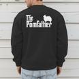 Pomeranian Father Dad The Pom Father Dog Lover Small Men's Sweatshirt Back Print