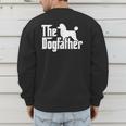 Poodle The Dogfather Cool Dog Daddy Dad Papa Father Men Kids Men's Sweatshirt Back Print