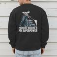 Power Washing Pressure Washing For Washer Dad Men Grandpa Men's Sweatshirt Back Print
