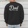 Pregnancy Announcement Daddy New Dad First Time Dad 2026 Men's Sweatshirt Back Print Pregnancy Announcement Daddy New Dad First Time Dad 2026 Men's Sweatshirt Back Print