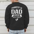 Promoted To Dad Again Est 2026 Pregnancy Announcement Men's Sweatshirt Back Print Promoted To Dad Again Est 2026 Pregnancy Announcement Men's Sweatshirt Back Print