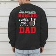 Proud Bowling Dad Of A Bowler Dad Bowling Father Men's Sweatshirt Back Print