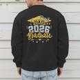 Proud Dad Of A 2026 Graduate Grad Senior Graduation Father Men's Sweatshirt Back Print