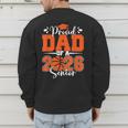 Proud Dad Of A 2026 Senior Basketball Graduation Family Men's Sweatshirt Back Print