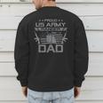 Proud US Army Ranger Dad Flag American USA Military Men's Sweatshirt Back Print Proud US Army Ranger Dad Flag American USA Military Men's Sweatshirt Back Print