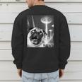 Pug Alien UFO Taking a Selfie Dog Mom Dad Men's Sweatshirt Back Print