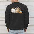 Pug Anti Depressant Mom Dad Kids Men's Sweatshirt Back Print Pug Anti Depressant Mom Dad Kids Men's Sweatshirt Back Print