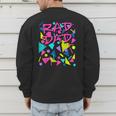 Rad Dad 80s Throwback Men's Sweatshirt Back Print