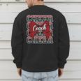 Red Sport Loud Proud Cheer Coach Dad Father's Day Men's Sweatshirt Back Print Red Sport Loud Proud Cheer Coach Dad Father's Day Men's Sweatshirt Back Print