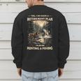 Retirement Plan On Hunting & Fishing Fisherman Hunter Dad Men's Sweatshirt Back Print