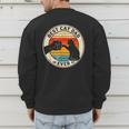 Retro Cat Dad Ever Cats Lovers For Men Women And Kids Men's Sweatshirt Back Print
