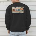 Retro Dad Daughter Squad Unbreakable Bond Father Daughter Men's Sweatshirt Back Print