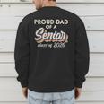 Retro Proud Dad Of a Senior Class Of 2026 Senior Dad 2026 Men's Sweatshirt Back Print